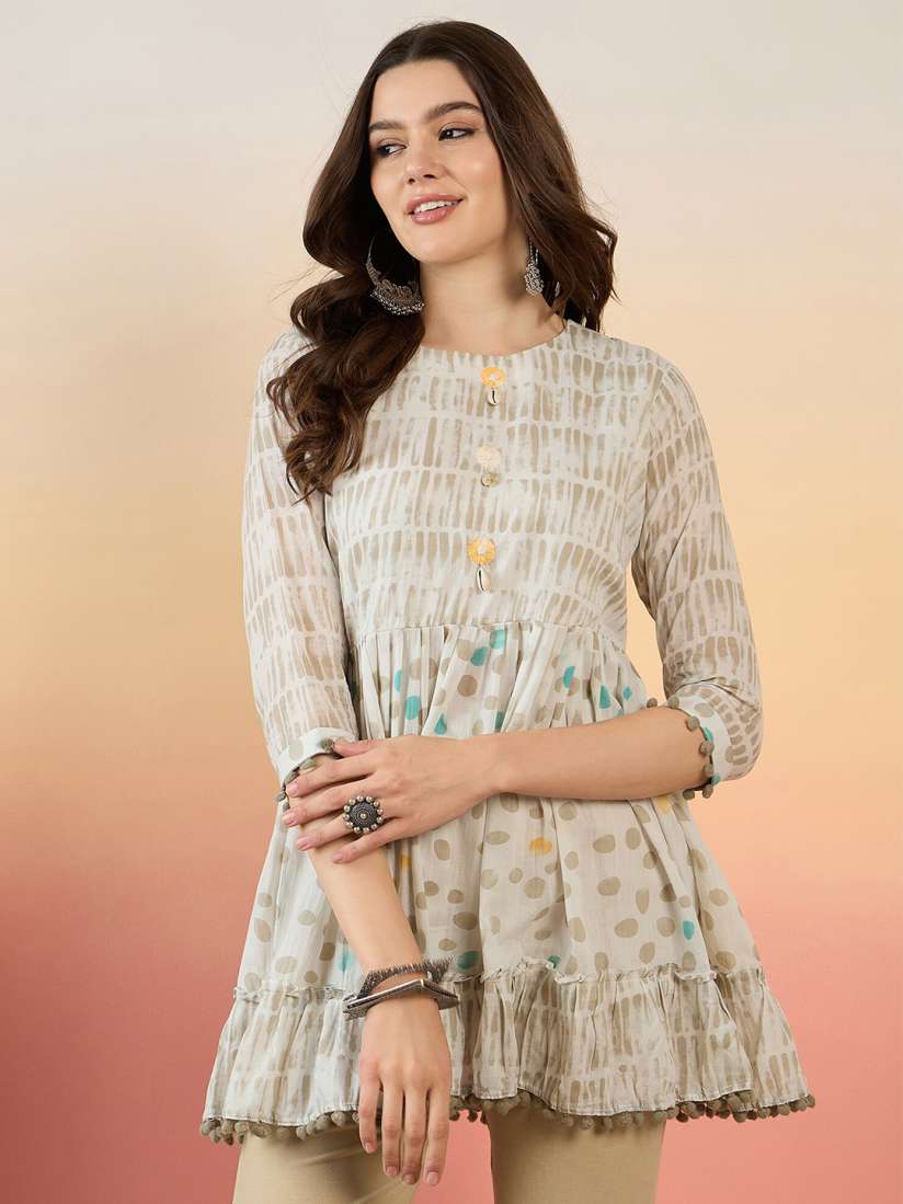 Myntra anarkali cotton kurtis discount