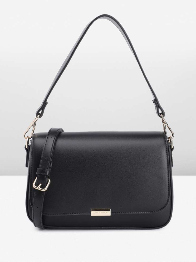 Buy Van Heusen Structured Satchel Handbags for Women 29343604 Myntra
