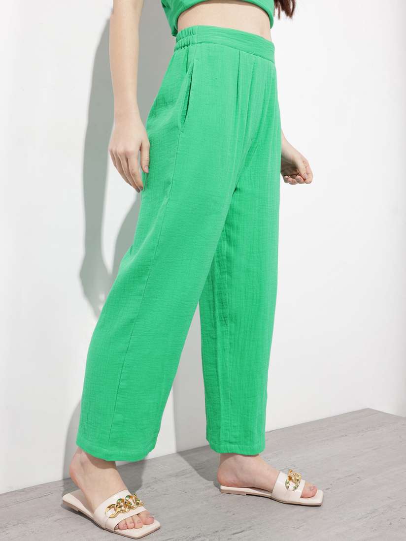 Wide leg pants myntra hot sale