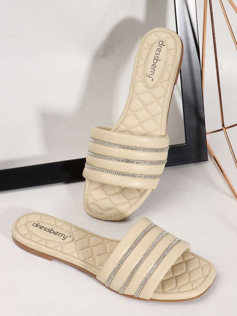 Dressberry open toe flats discount