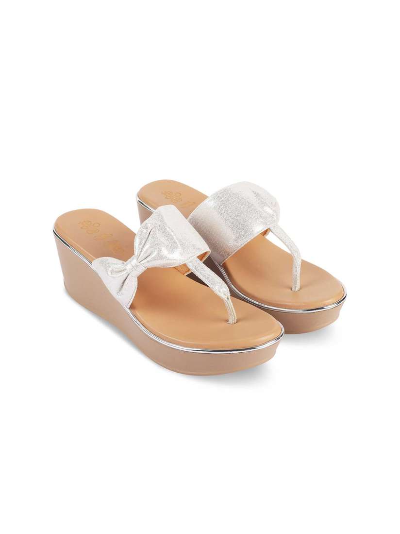 Buy Tresmode Textured Open Toe Wedges Heels for Women 29364364 Myntra