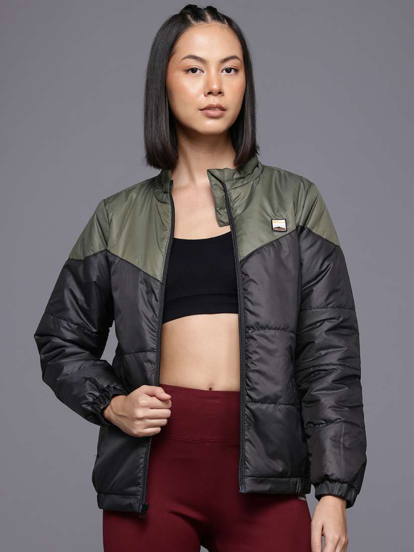 Buy HRX by Hrithik Roshan Women Colourblocked Outdoor Padded Jacket Jackets for Women 29371334 Myntra