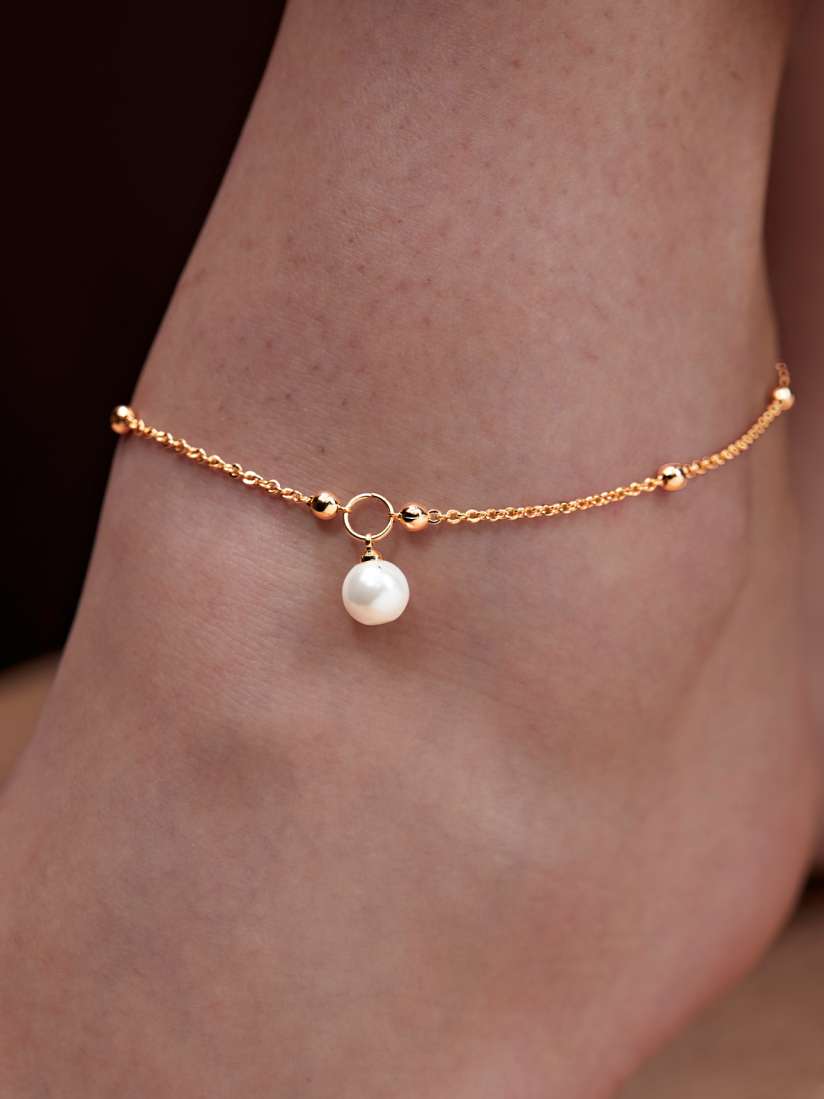 Buy MINUTIAE Gold Plated Anklet Anklet for Women 29371830 Myntra