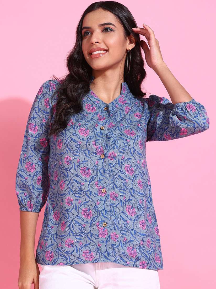 Floral shirt outfit girl online