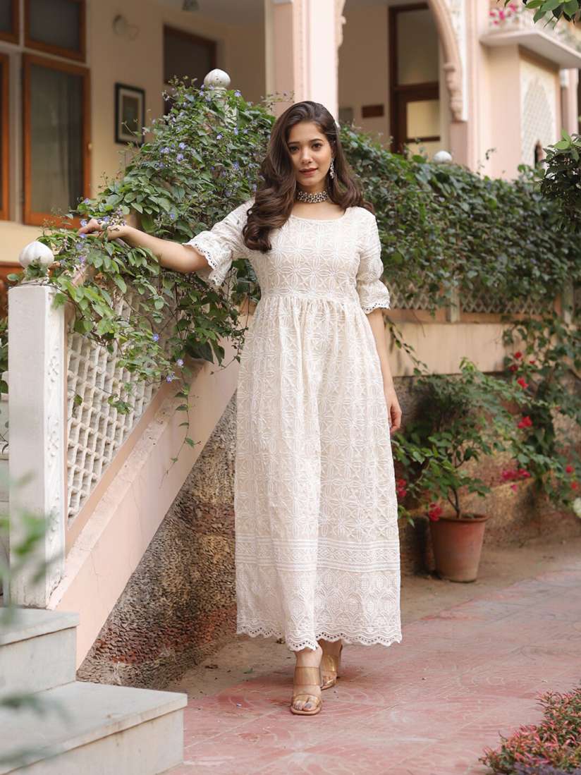 Floral a line maxi dress cheap