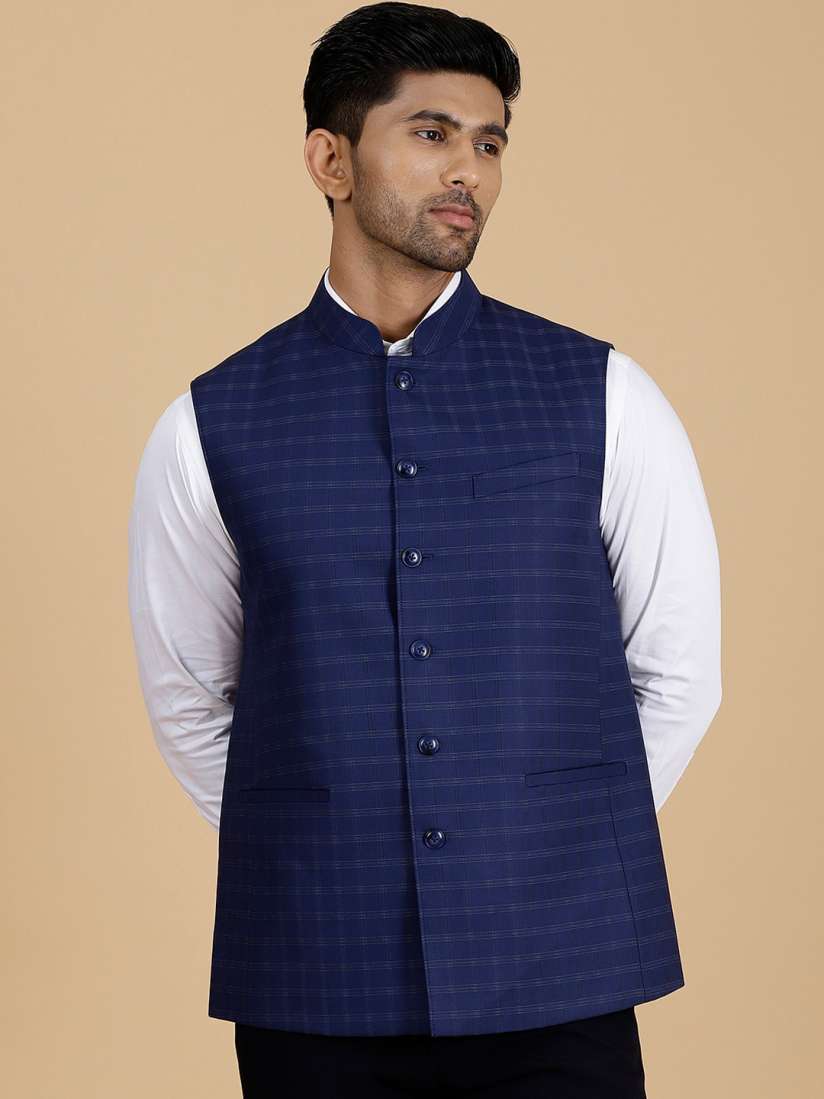 Woolen modi jacket on sale