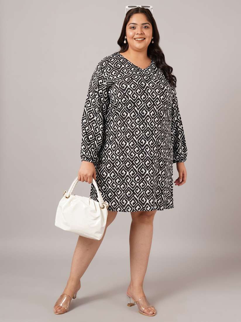 Plus size dresses myntra 2025