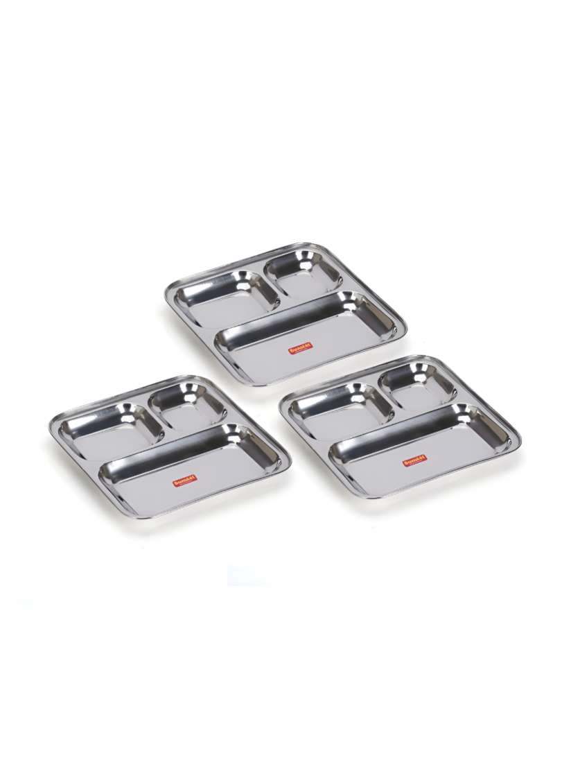 Steel breakfast plates best sale