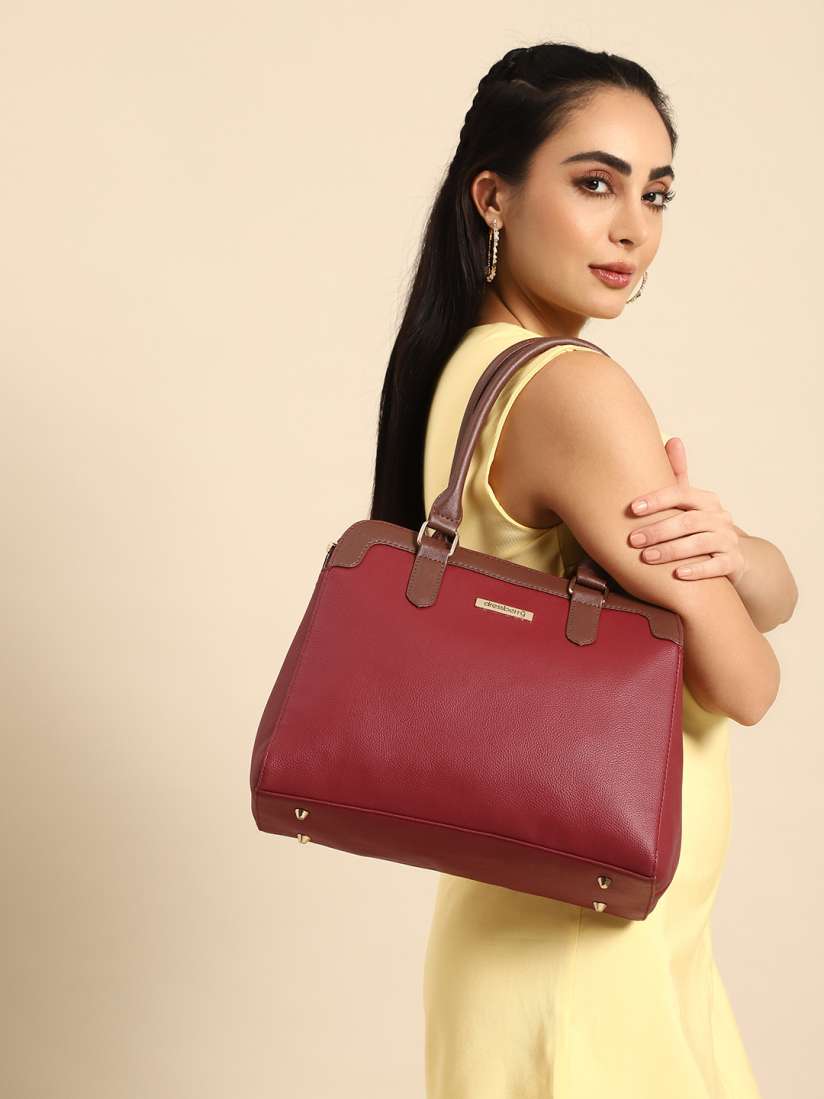 Buy DressBerry Structured Handheld Bag Handbags for Women 29398378 Myntra