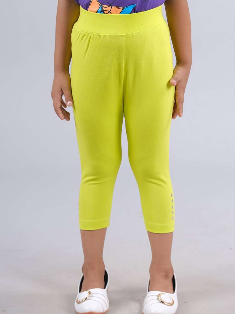 Buy KiddoPanti Girls Capri Legging With Stud Leggings for Girls 29403746 Myntra