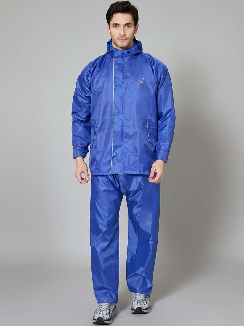 Buy THE CLOWNFISH Waterproof Rain Jacket With Trousers Rain Suit for Men 29405994 Myntra