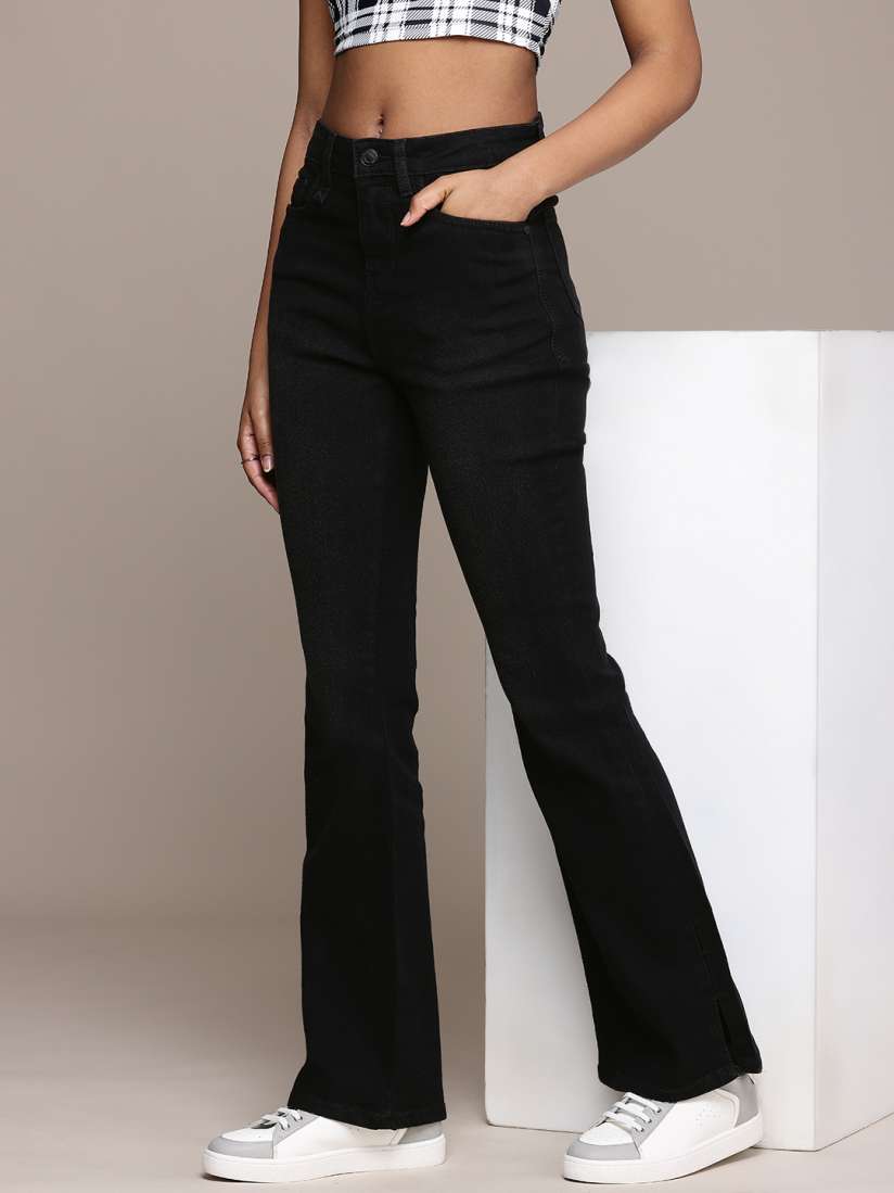 Flared jeans myntra 2025