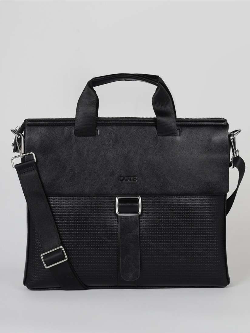 Buy DOTE Men Solid PU Laptop Bag Laptop Bag for Men 29412704 Myntra