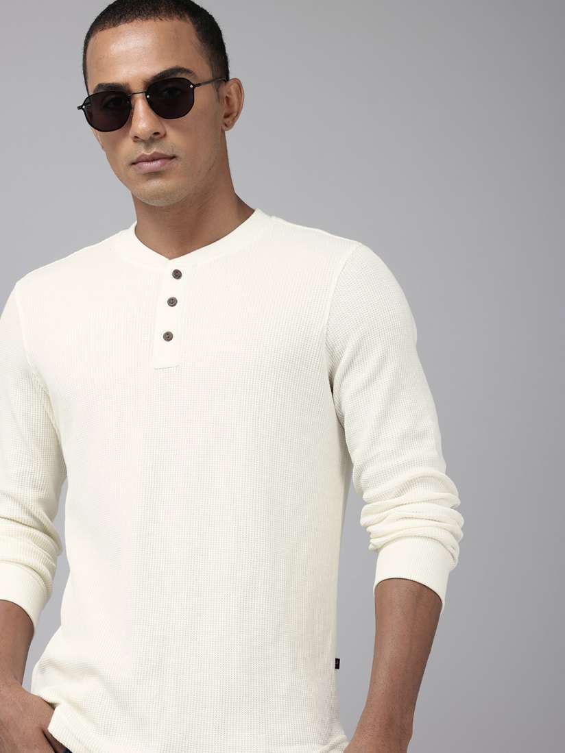 Spykar henley t shirt 2025