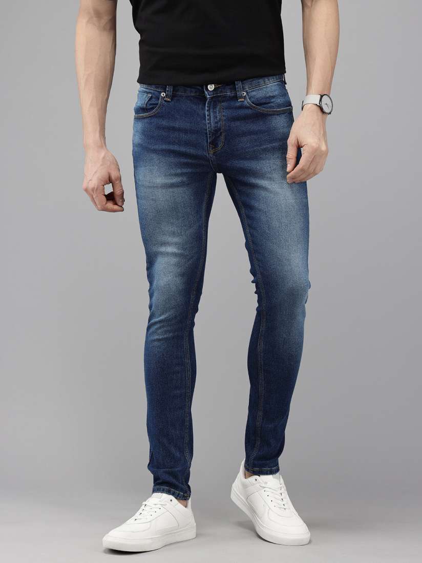Buy SPYKAR Men Super Skinny Fit Low Rise Heavy Fade Stretchable Jeans Jeans for Men 29416804 Myntra