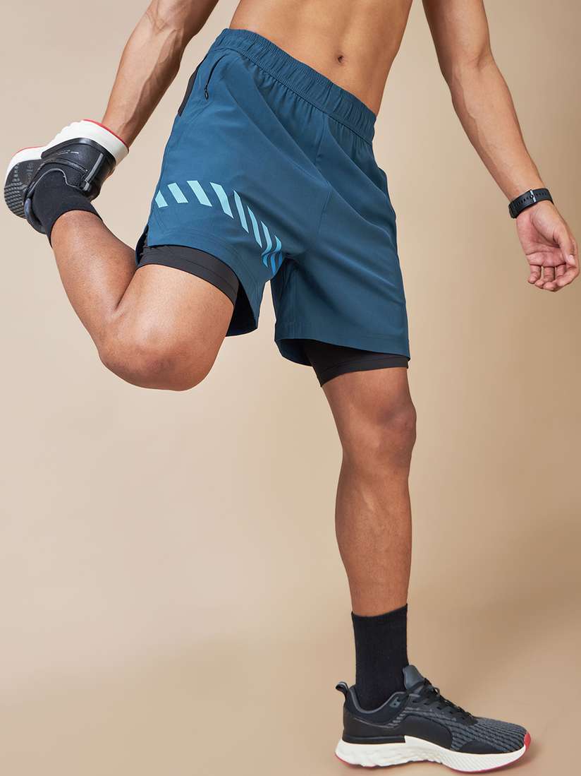 Buy CULT Men Printed Mid-Rise Sports Shorts Shorts for Men