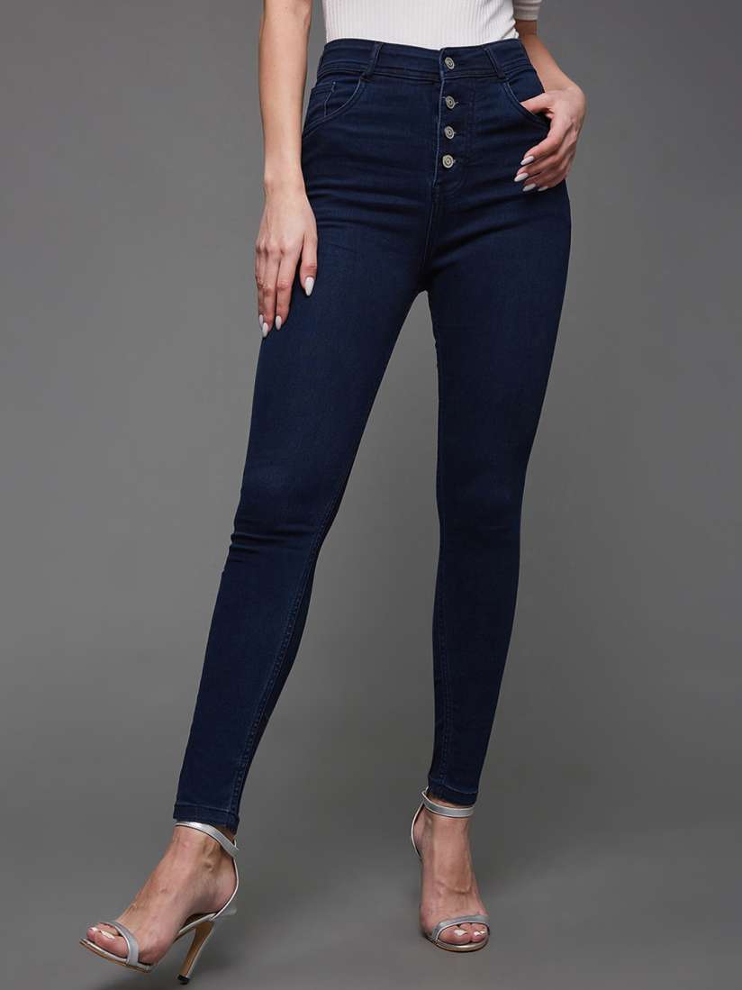 High waist stretchable jeans outlet