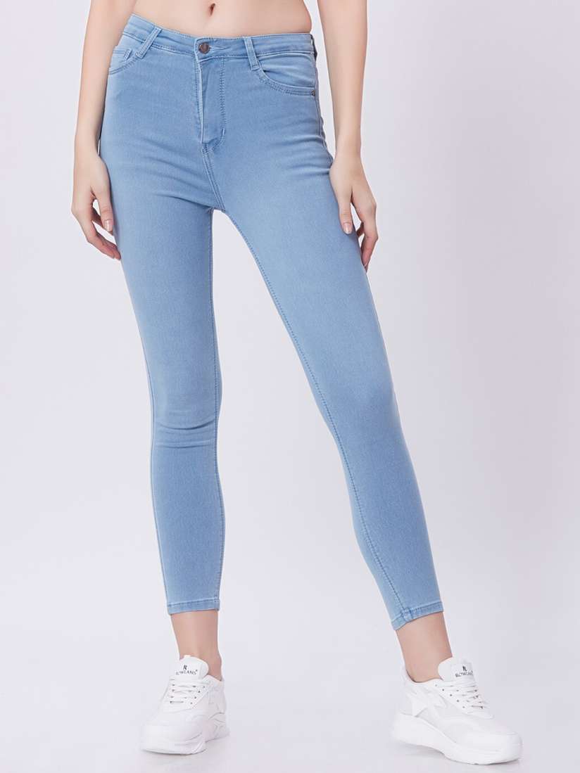 Buy Blum Denim Women Skinny Fit High Rise Cotton Denim Jeans Jeans for Women 29424066 Myntra