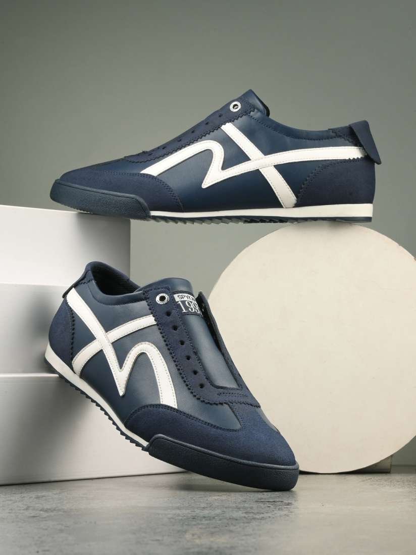 Buy SPYKAR Men Striped Round Toe Slip On Sneakers Casual Shoes for Men 29424122 Myntra