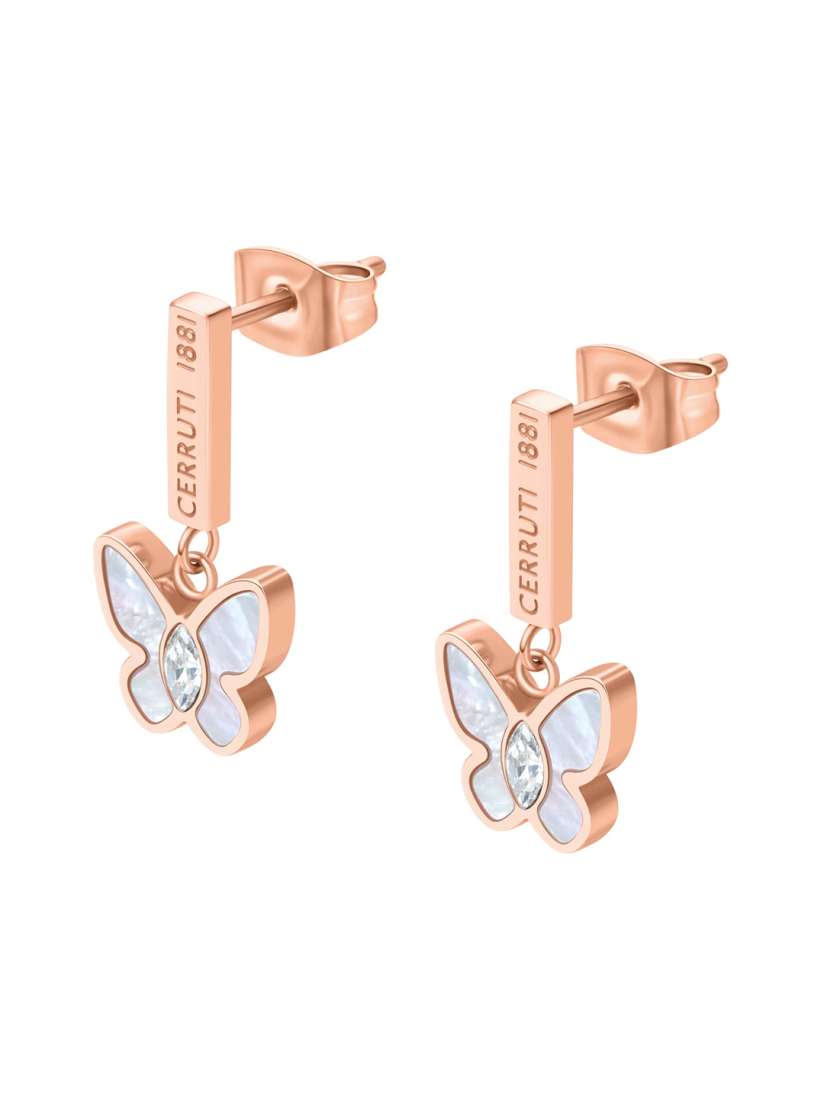 Buy Cerruti 1881 Stainless Steel Artificial Stones Studded Contemporary Drop Earrings Earrings for Women 29425960 Myntra