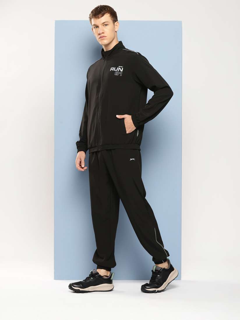 Buy Slazenger Mock Collar Ultra Dry Sports Tracksuit Tracksuits for Men 29431772 Myntra