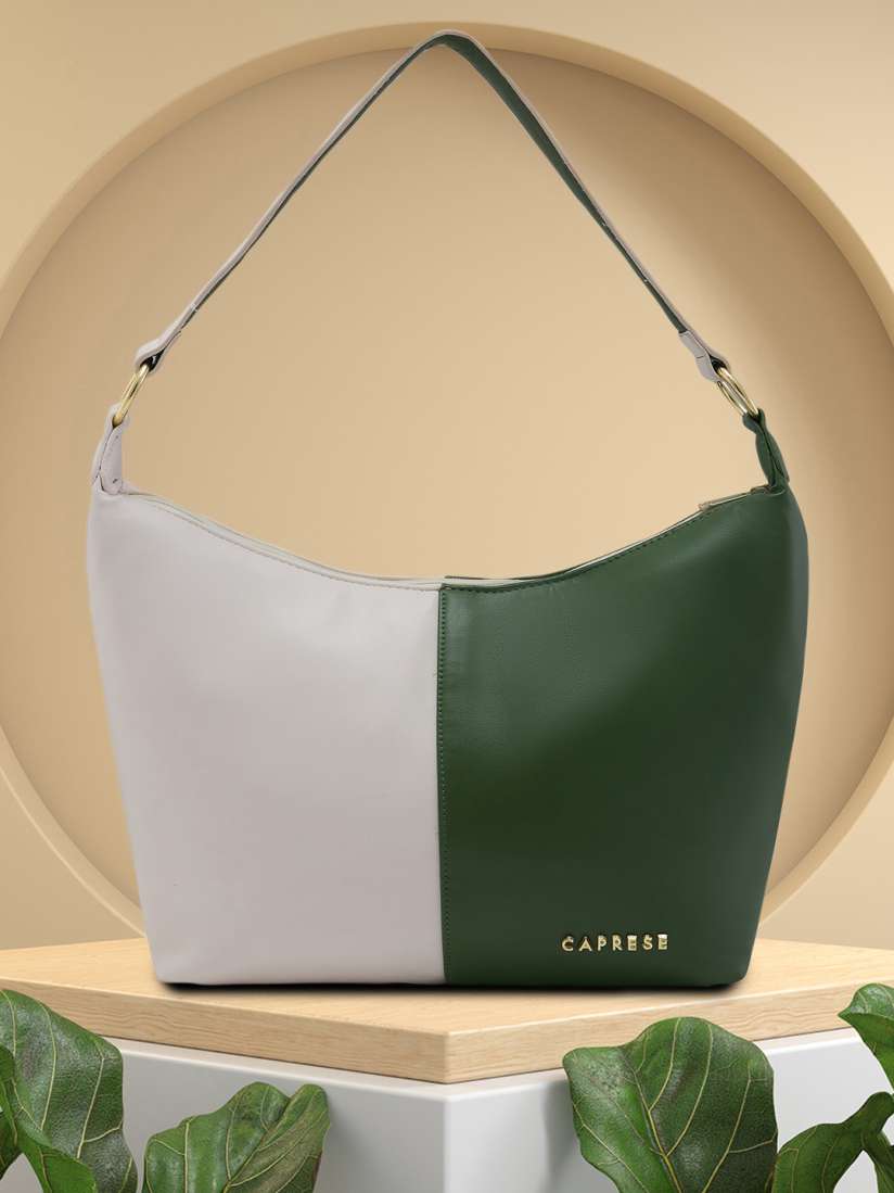 Buy Caprese Colourblocked Half Moon Hobo Bag Handbags for Women 29435226 Myntra
