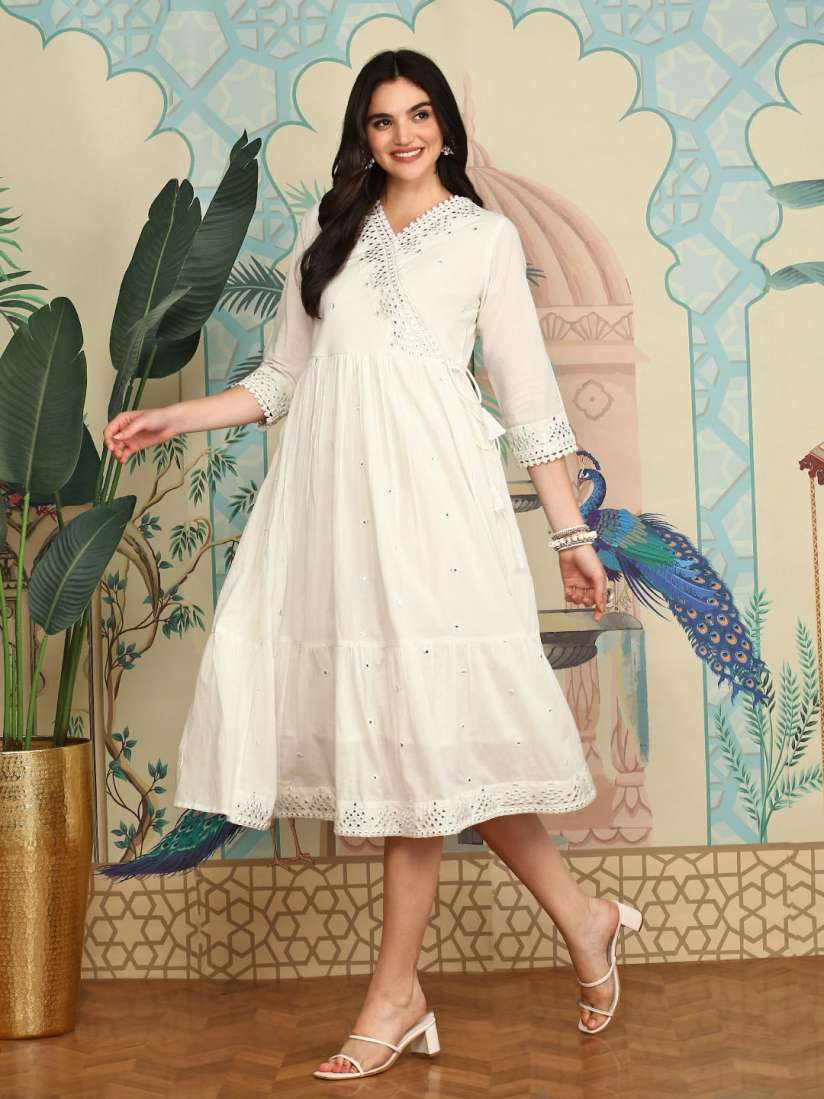 Cotton dresses on myntra hot sale