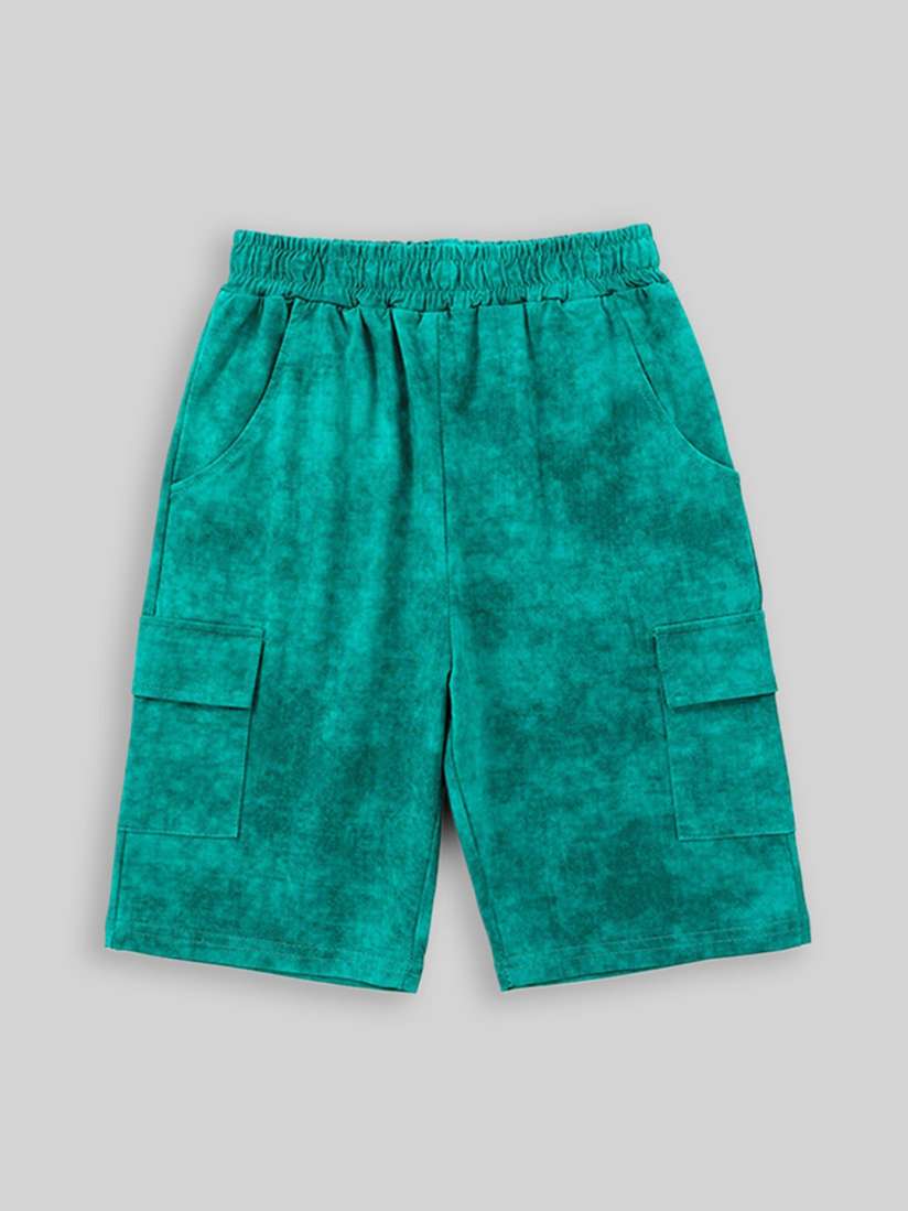 Tie dye cargo shorts hotsell