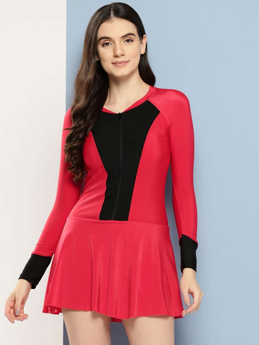 Full swimming dress for ladies clearance