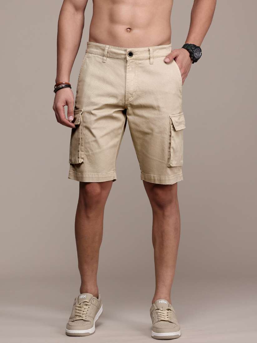 Buy Roadster Men Solid Cargo Shorts Shorts for Men 29443942 Myntra