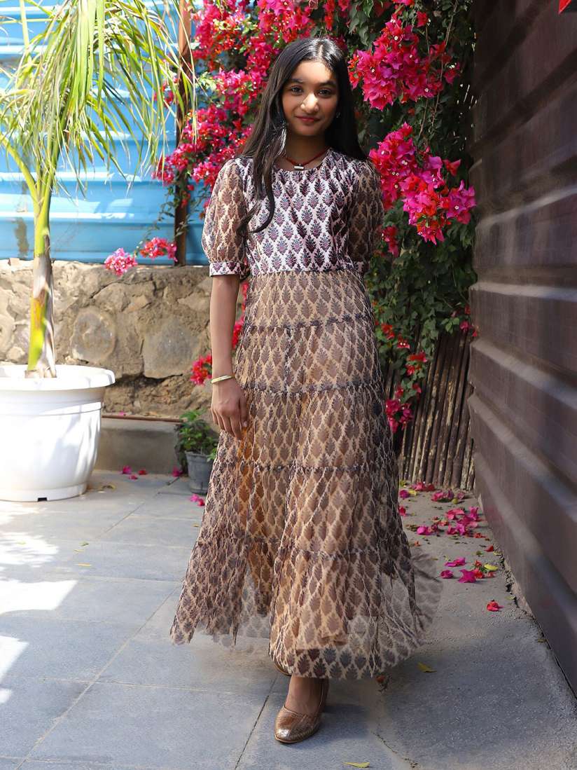 Myntra aks maxi dress on sale