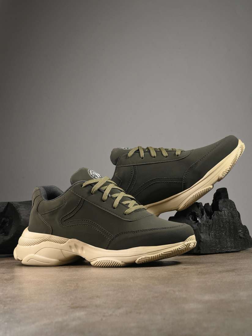 Roadster olive green sneakers clearance