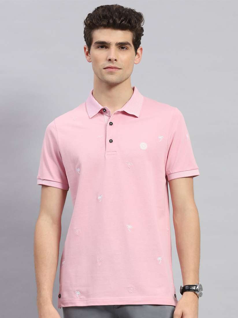 Buy Monte Carlo Polo Collar Short Sleeves Cotton T shirt Tshirts for Men 29456262 Myntra