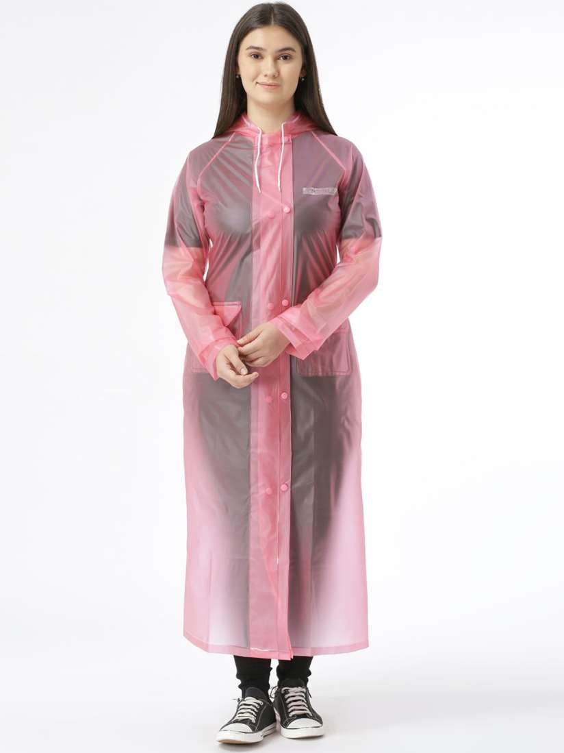 Buy Zeel Women Girl Rider Hooded Waterproof Raincoat Rain Jacket for Women 29459196 Myntra