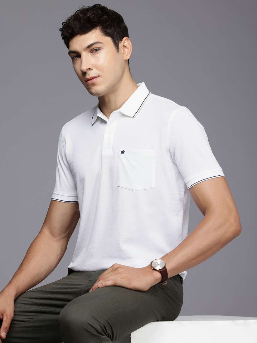 Louis philippe t shirts with pocket 2025