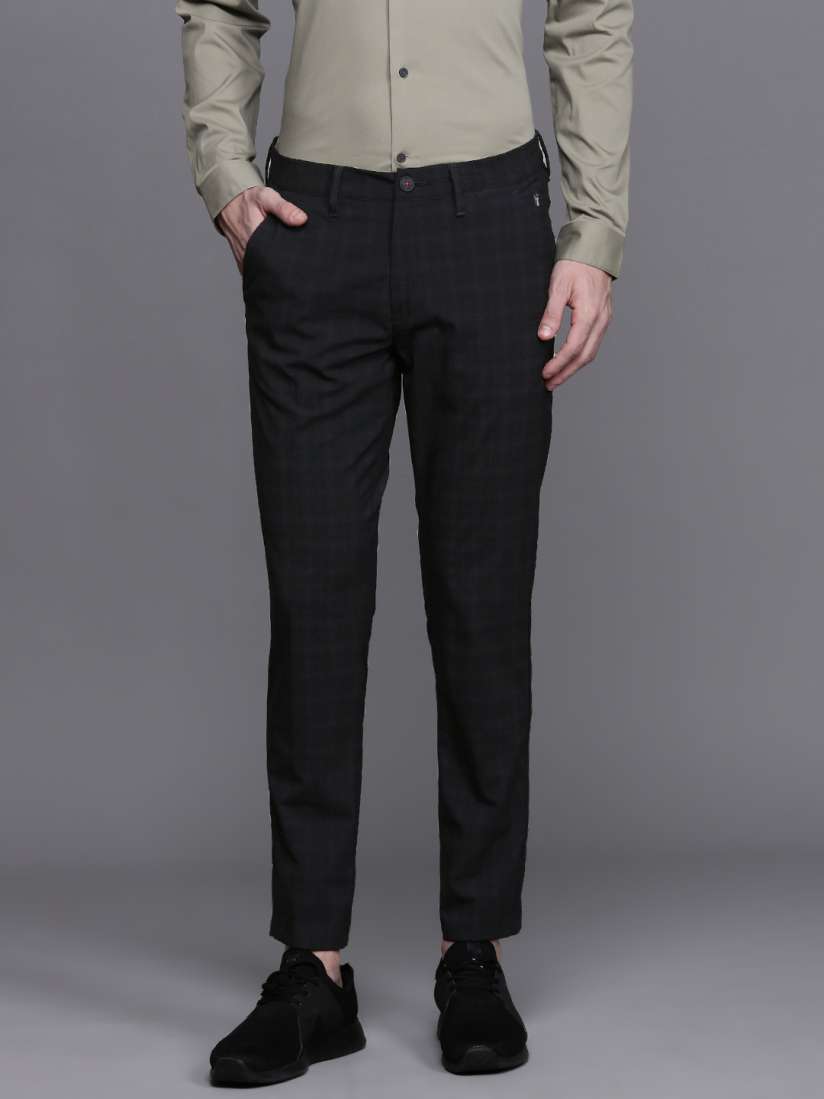 Louis philippe casual trousers store