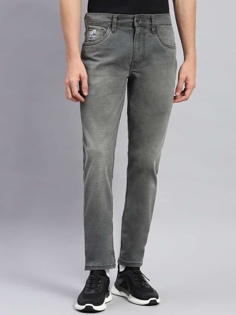 Buy Monte Carlo Mens Clean Look Light Shade heavy fade Skinny Fit Cotton Non Stretchable Jeans Jeans for Men 29491678 Myntra