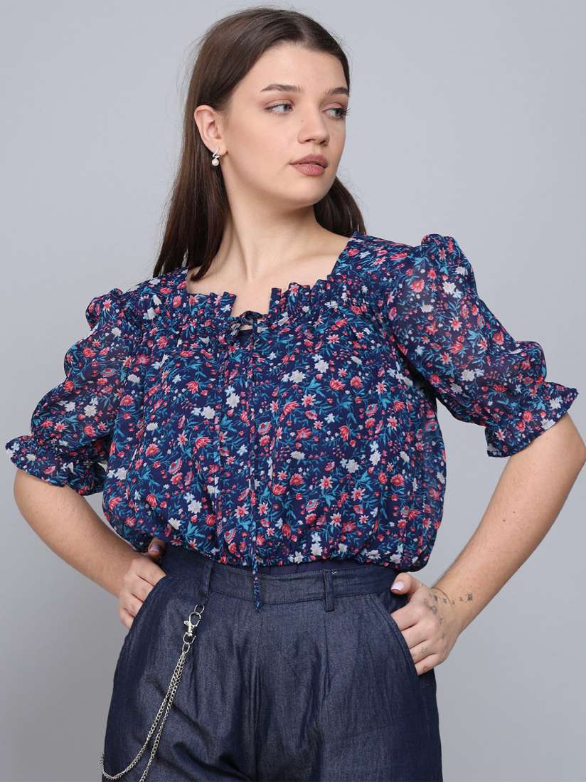 Myntra short tops on sale
