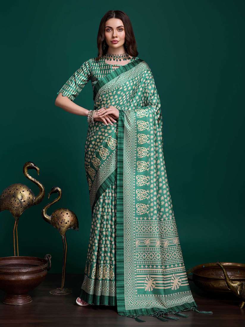 Buy Mitera Ethnic Motifs Festive Pure Silk Saree Sarees for Women 29495600 Myntra