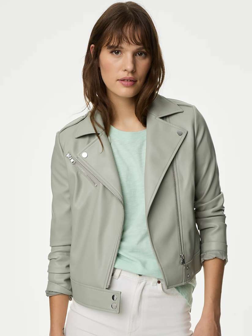 Marks and spencer biker jacket 2025