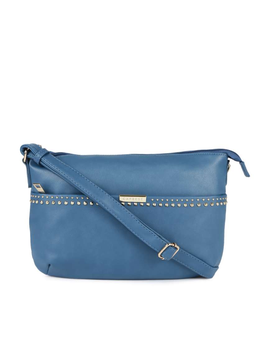 Buy Caprese Blue Solid Sling Bag Handbags for Women 2954688 Myntra