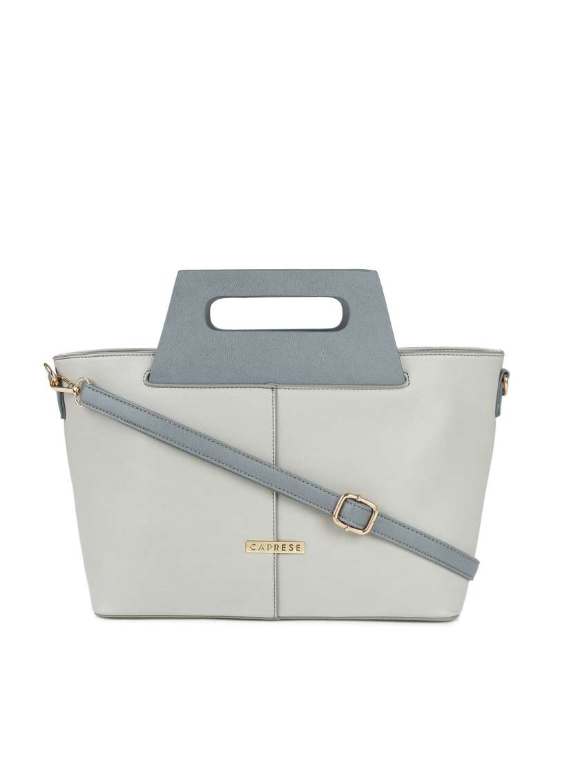 Buy Caprese Grey Solid Handheld Bag Handbags for Women 2954712 Myntra