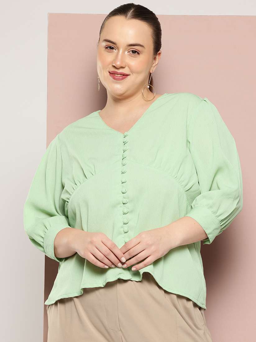 Myntra plus size tops outlet
