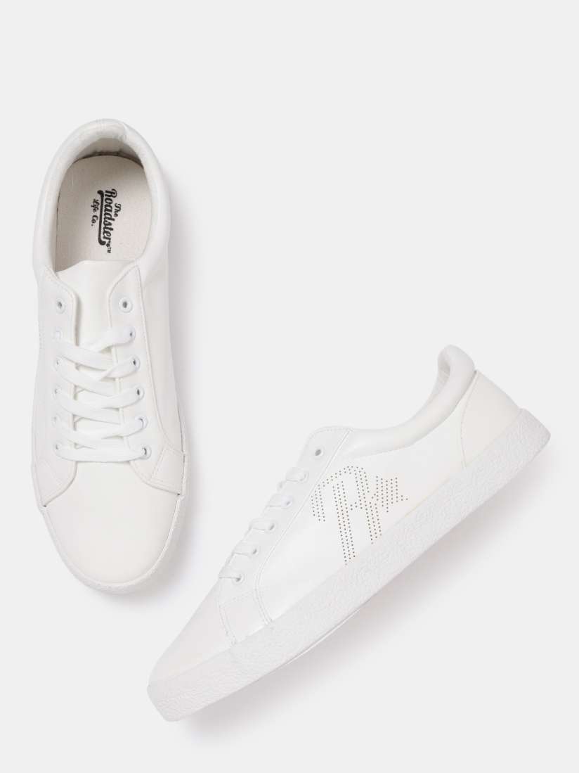 Buy Roadster Men White Sneakers Casual Shoes for Men 2954759 Myntra