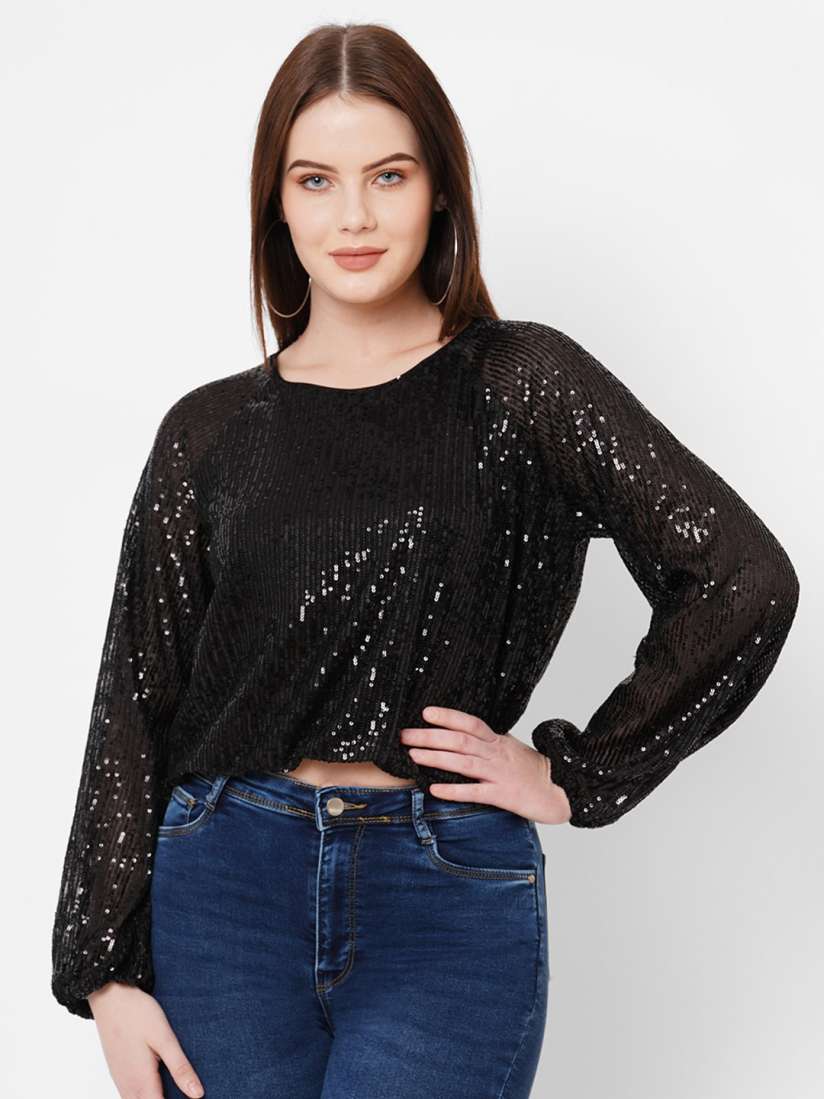 Party wear tops myntra on sale