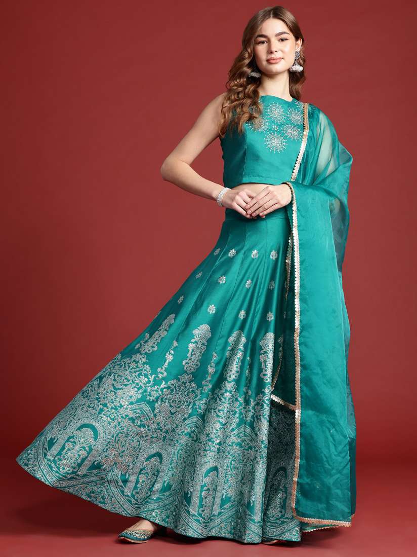 Buy Anouk Ready to Wear Lehenga Choli With Dupatta Lehenga Choli for Women 29554802 Myntra
