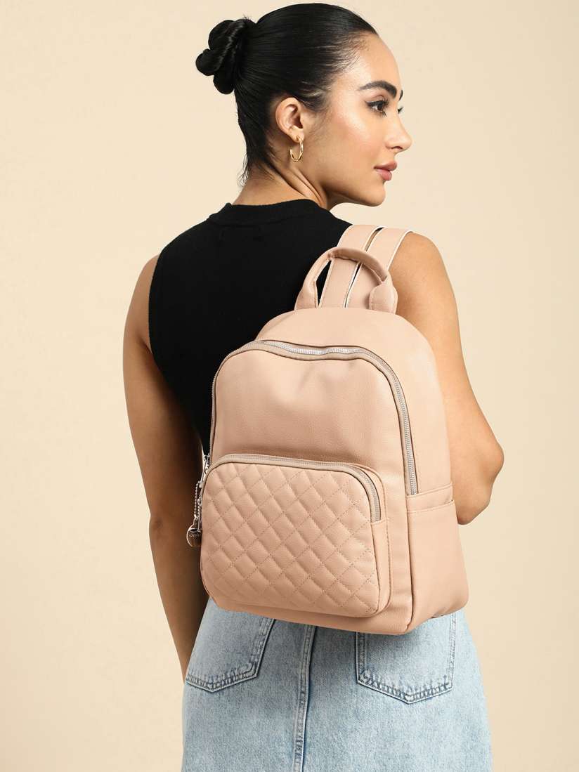 Buy DressBerry Women Quilted Backpack Backpacks for Women 29556364 Myntra