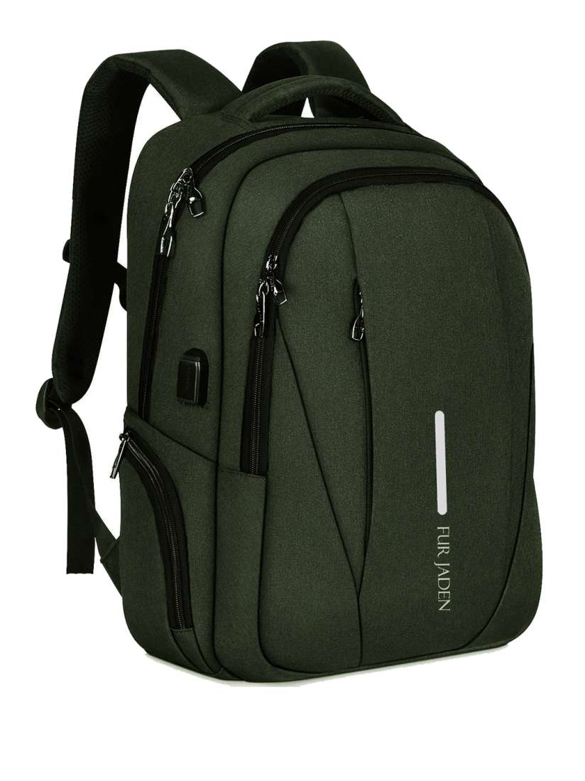 Buy FUR JADEN Unisex Brand Logo Laptop Backpack with USB Charging Port Backpacks for Unisex 29557420 Myntra