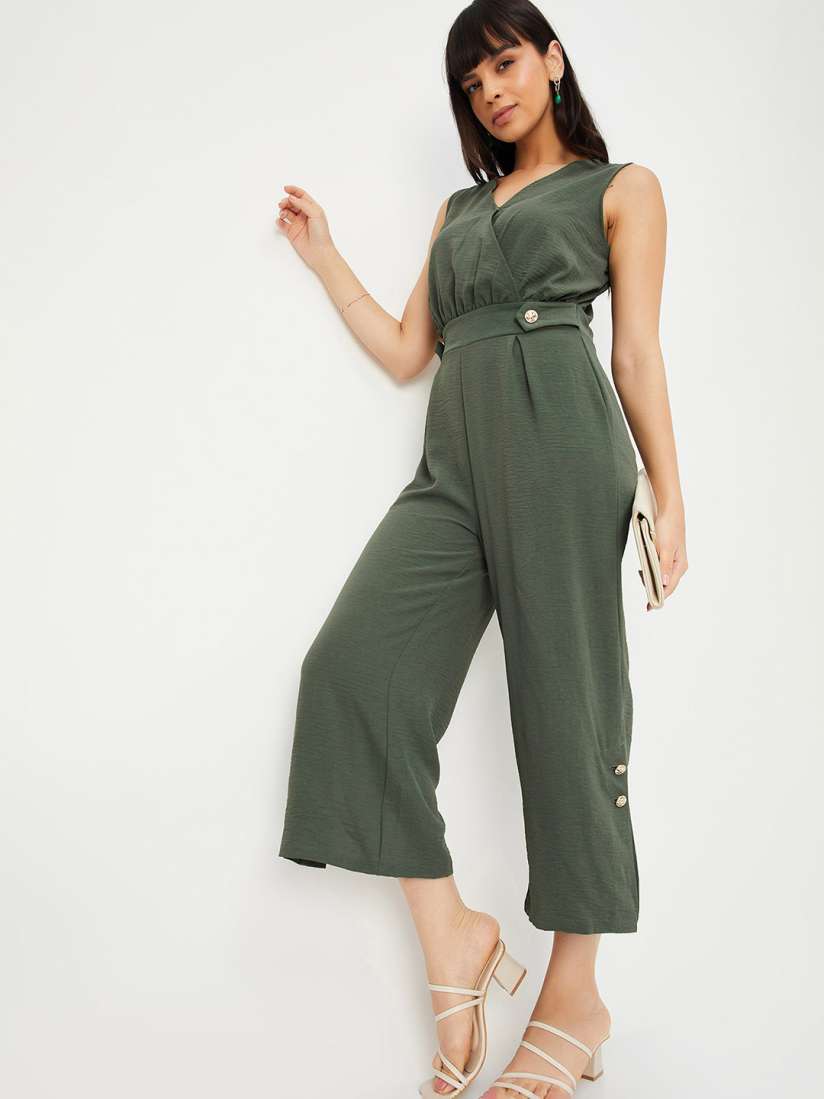 Buy max Basic Solid Jumpsuit Jumpsuit for Women 29574890 Myntra