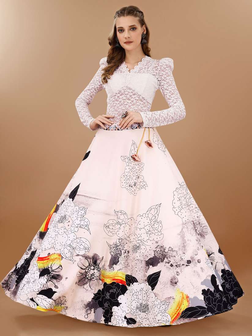 Floral Midi Skirt Outfit Long Floral Skirt 5t Buy SAPTRANGI Floral